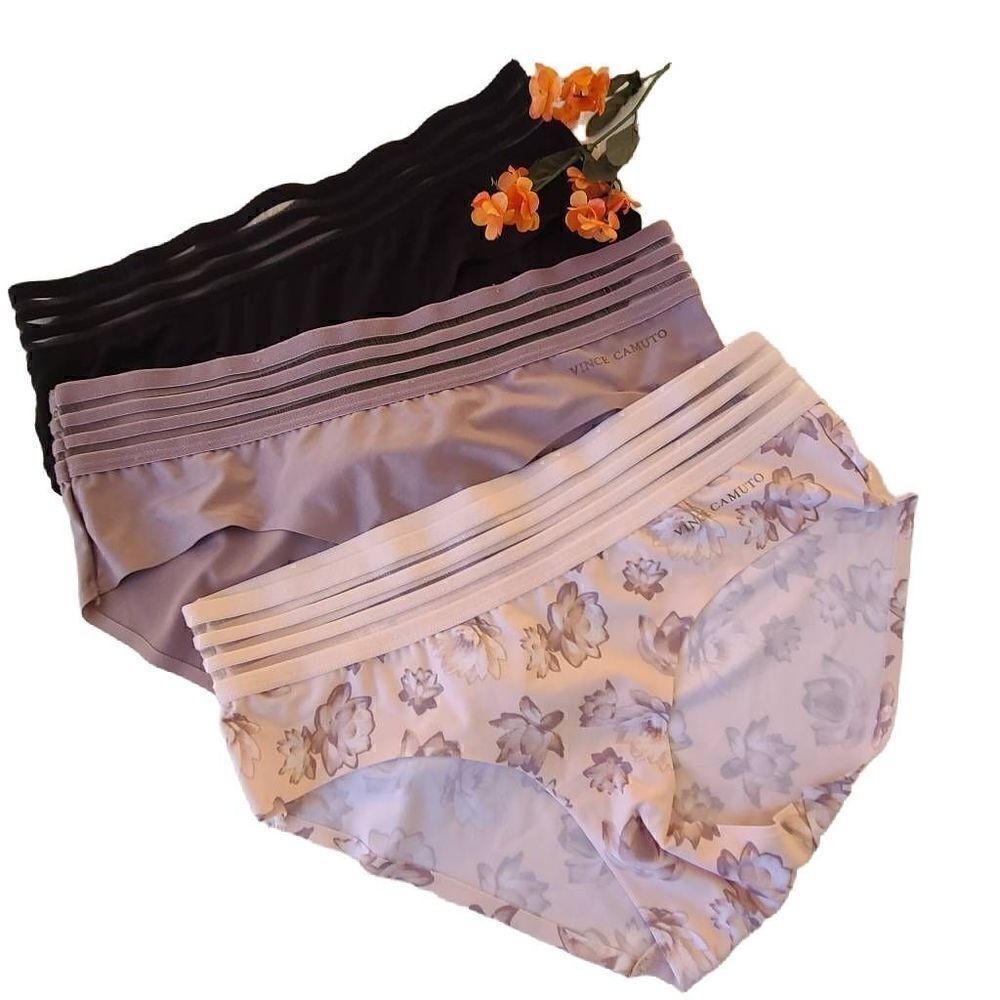 Vince Camuto Womens New Laser Hipster Panties Lace Multicolor 3 Pair Large